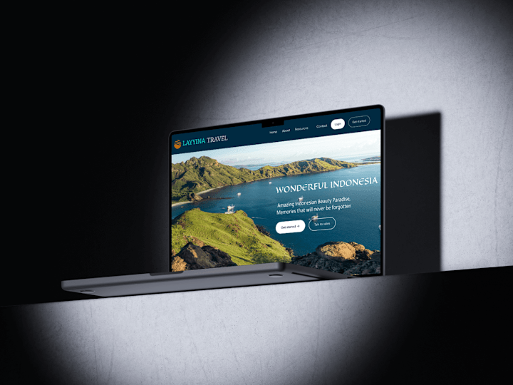 Cover image for Layyina Travel Landing Page Design