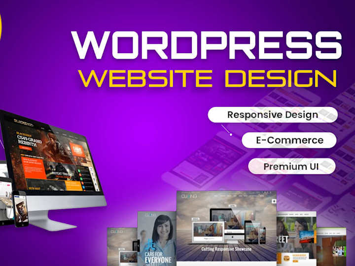 Cover image for I will design wordpress website with elementor pro