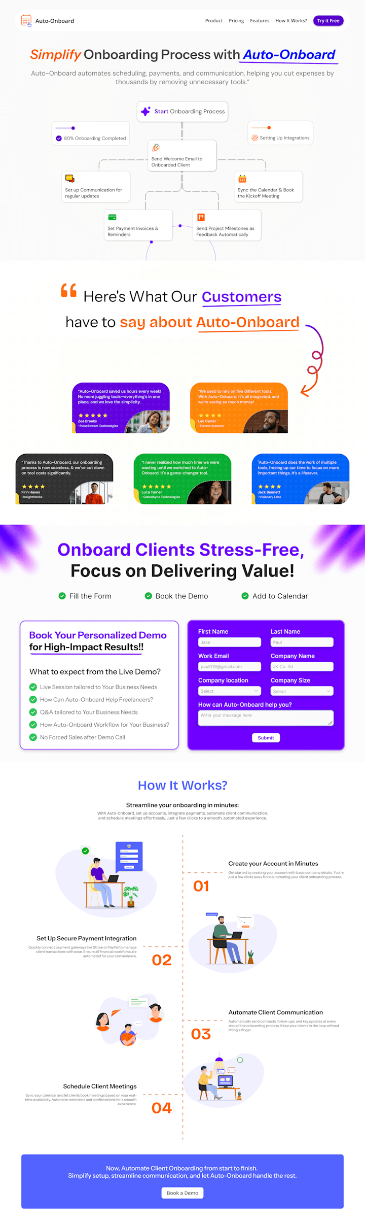 Cover image for Website Design: Auto-Onboard