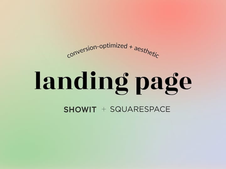 Cover image for ✨ Express Landing Page (Squarespace Or ShowIt)