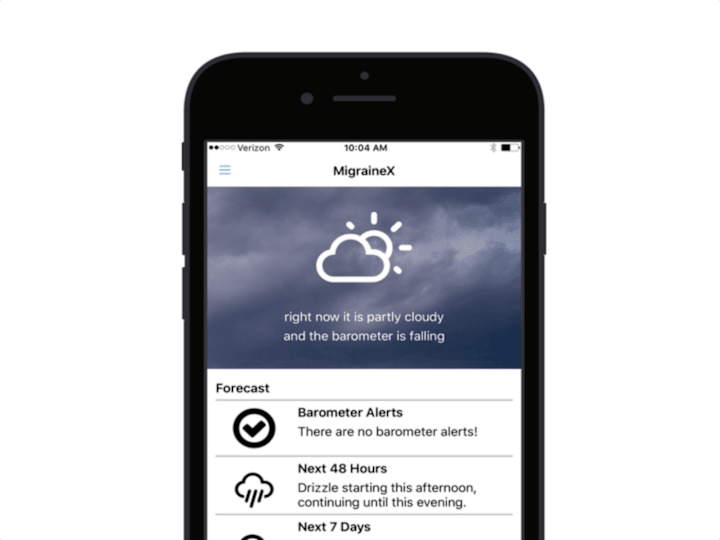 Cover image for MigraineX Xamarin Mobile App