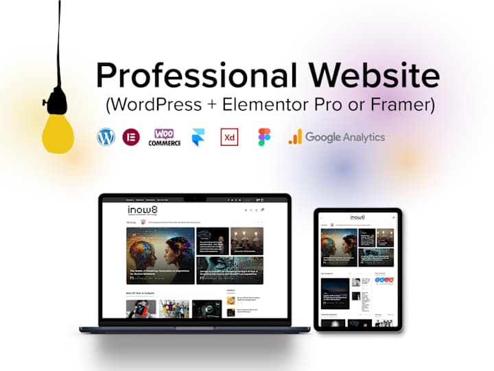 Cover image for Professional Website (WordPress + Elementor Pro)