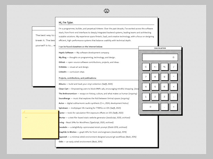 Cover image for Personal Portfolio Site Development