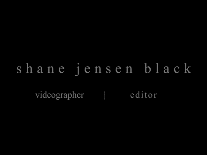 Cover image for Shane Jensen Black Demo Reel