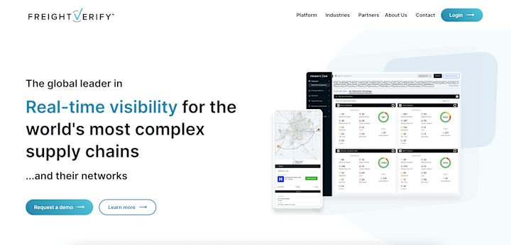 Cover image for Webflow Design & Development: FreightVerify 