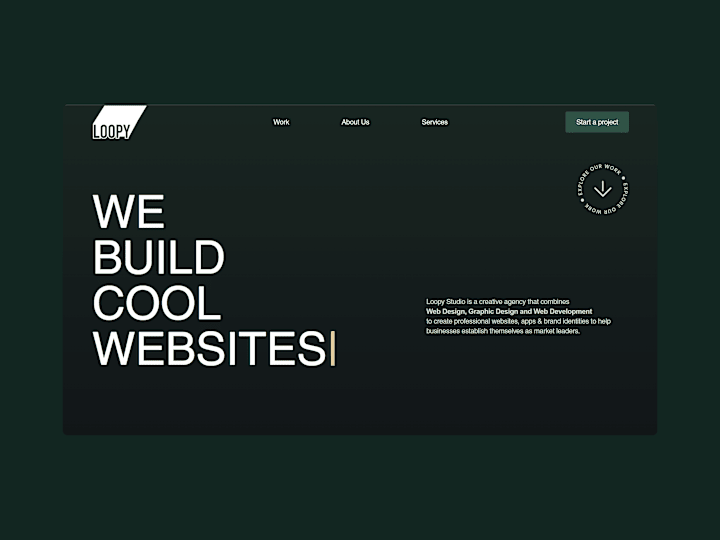 Cover image for Loopy Studios • Webflow Development