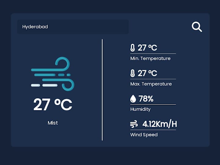 Cover image for Weather Application Project 