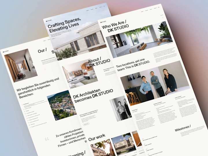 Cover image for DK Studio Website design and development in Framer