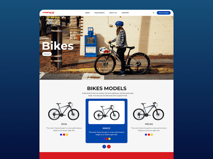 Cover image for WordPress Website Development for Prince Bicycle