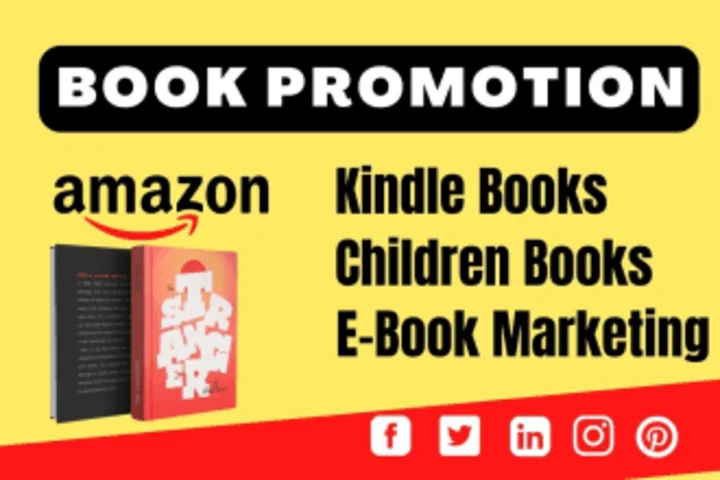 Cover image for Kindle book promotion, ebook marketing amazon KDP