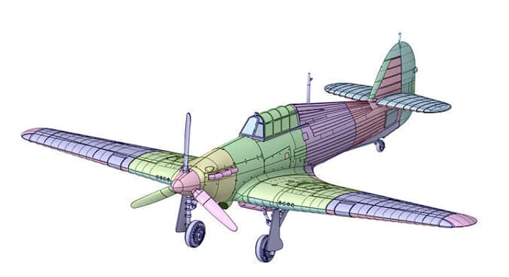 Cover image for Hawker Hurricane MK-1 3D Model Creation