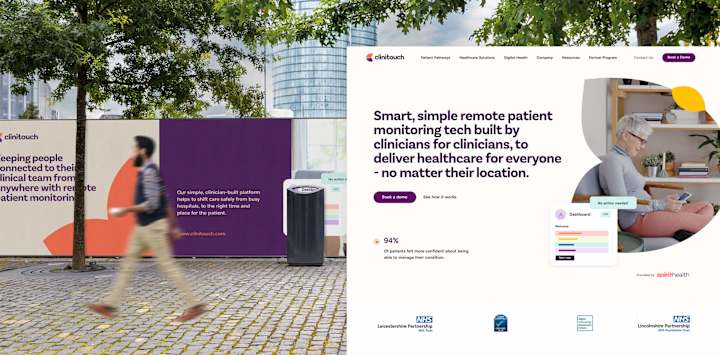 Cover image for Clinitouch | Branding, Content, Platform & Website