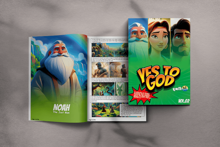Cover image for Yes to God Vol. 2 | Children Book Illustration