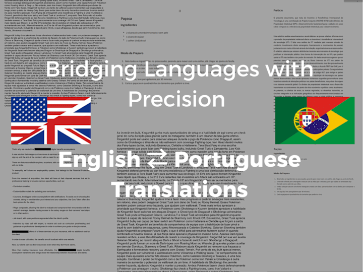 Cover image for Article Translation from English to Portuguese