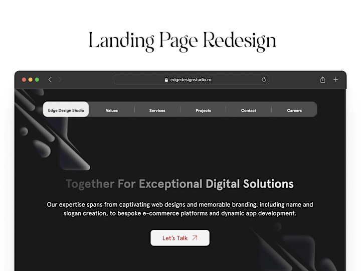 Cover image for Complete Landing Page Redesign 