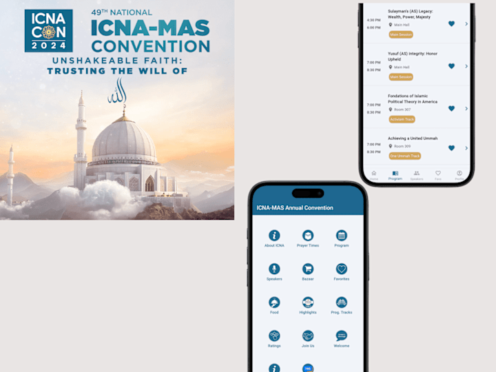 Cover image for ICNA Convention App 2024