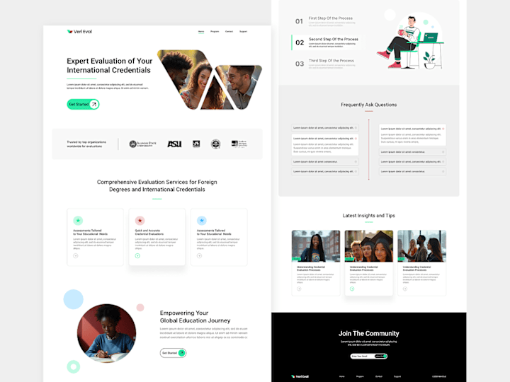 Cover image for Veri Eval Webpage Design