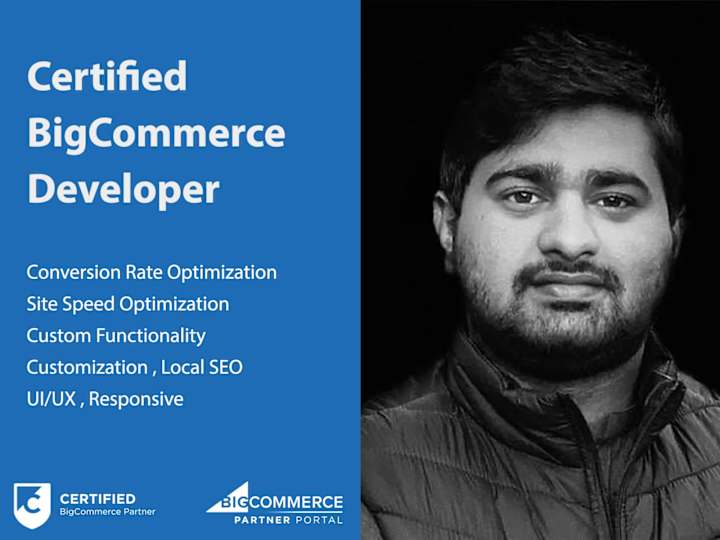 Cover image for BigCommerce  Theme Development , Responsive and Customization