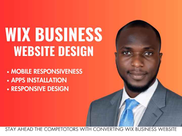 Cover image for I will create effective and converting wix business website