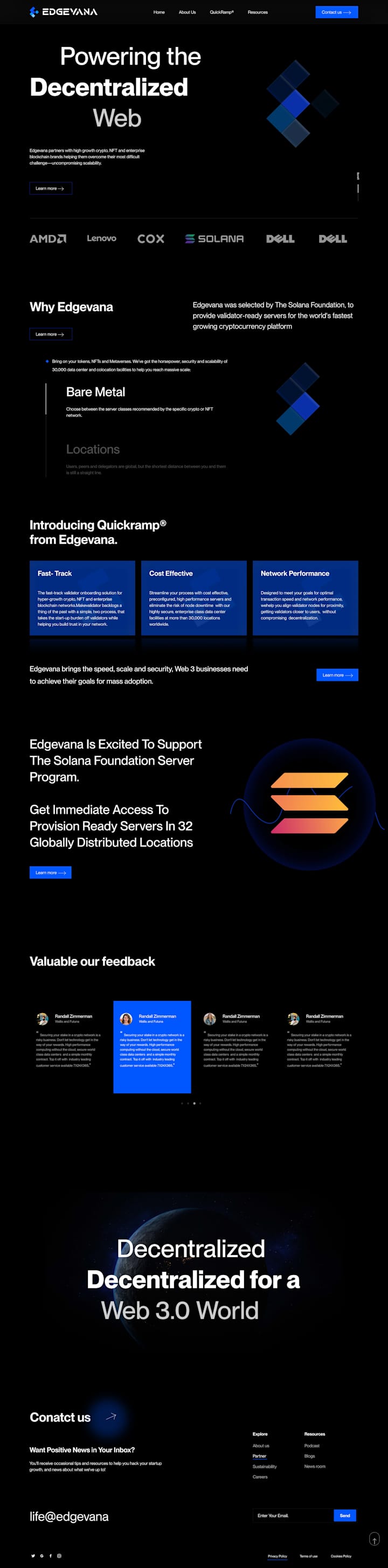 Cover image for Edgevana Website Redesign