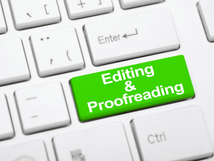 Cover image for Proof Reading & Editing