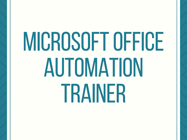 Cover image for Microsoft Office Automation Trainer