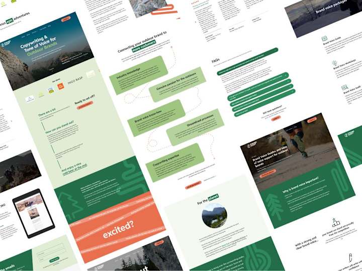 Cover image for Website and strategy | outdoor, wellness and sustainable brands