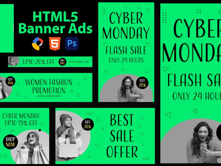 Cover image for Design creative HTML5 banners for google display ads