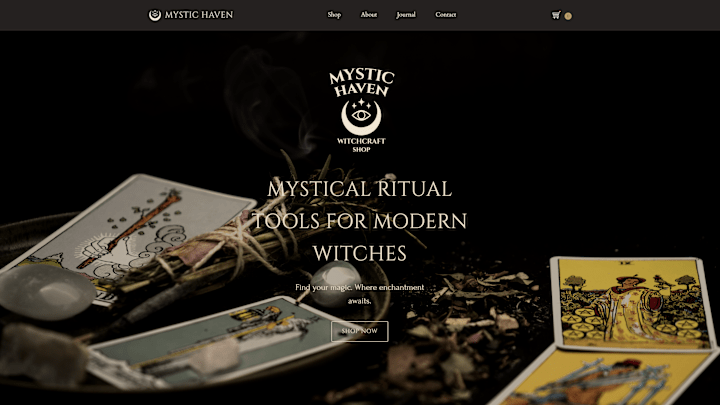 Cover image for Mystic Haven E-commerce Interface Design Demo