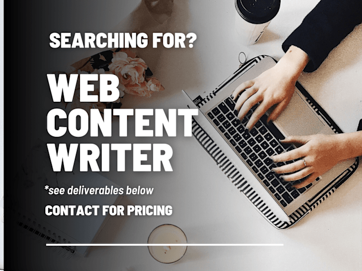 Cover image for web content writing