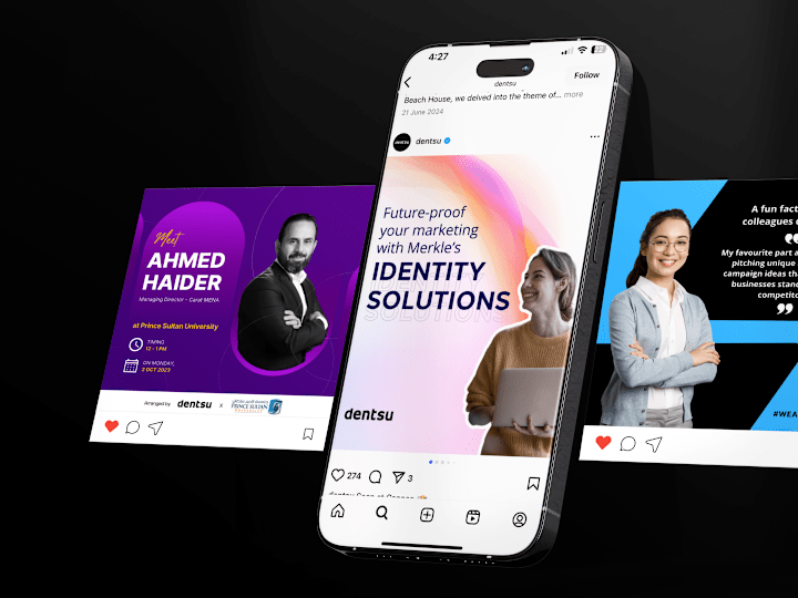 Cover image for Social Media Design Enhancement for Dentsu