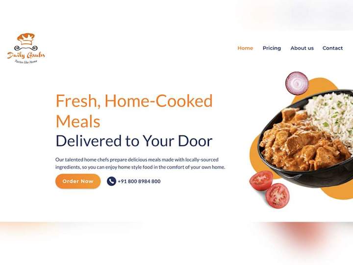 Cover image for Online Booking platform for Home Food Service — live in 5 cities