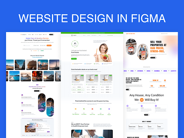 Cover image for I will Design your website in Figma