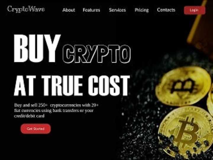 Cover image for UI Design of Crypto Trading Platform(WebApp Name: CryptoWave)