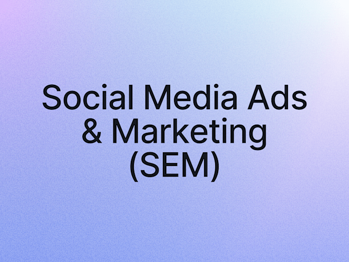 Cover image for Social Media Advertising