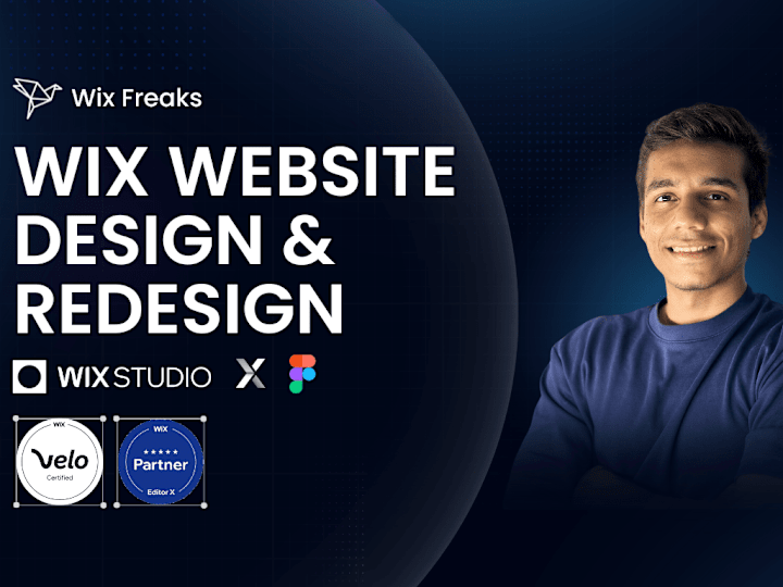 Cover image for Website design, implementation on Wix studio