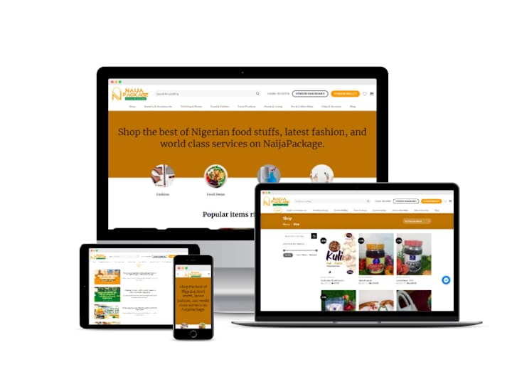 Cover image for Naijapackage Marketplace Website with WordPress, WooCommerce & D