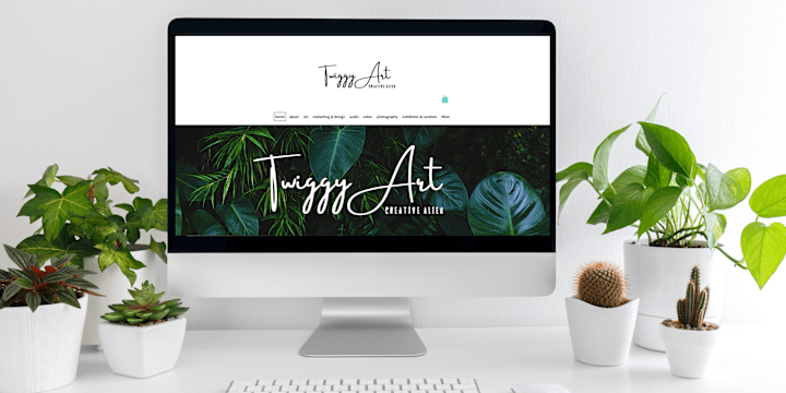 Cover image for Art Gallery | Twiggy Art - UI Design Website and Social Media 