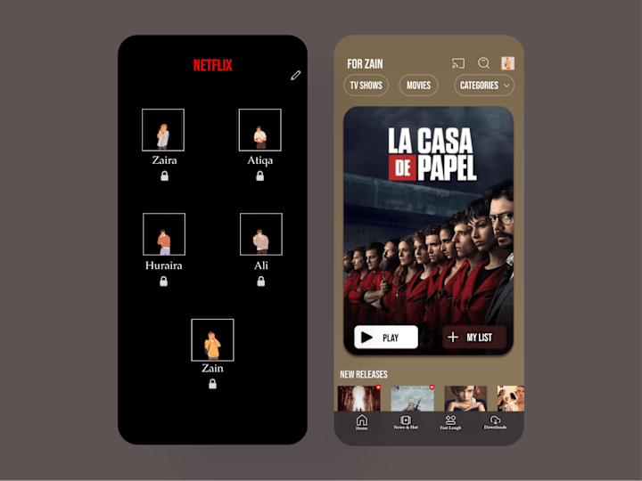 Cover image for Netflix App Design