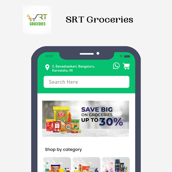 Cover image for SRT Groceries - revolutionizing the way Bengaluru residents shop