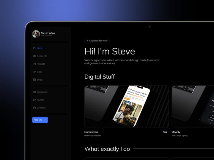 Cover image for Avolboard – Modern Portfolio Template