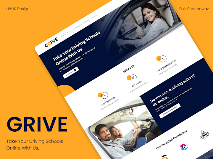 Cover image for Grive - An Online Platform For Driving Schools