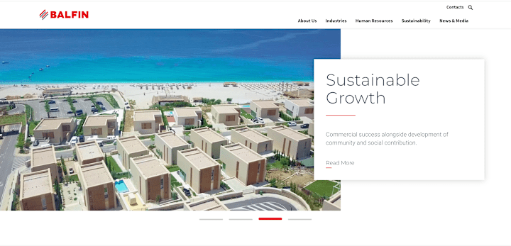 Cover image for Balfin Group Corporate Website Redevelopment