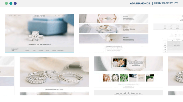 Cover image for ADA Diamonds | UI/UX Case Study