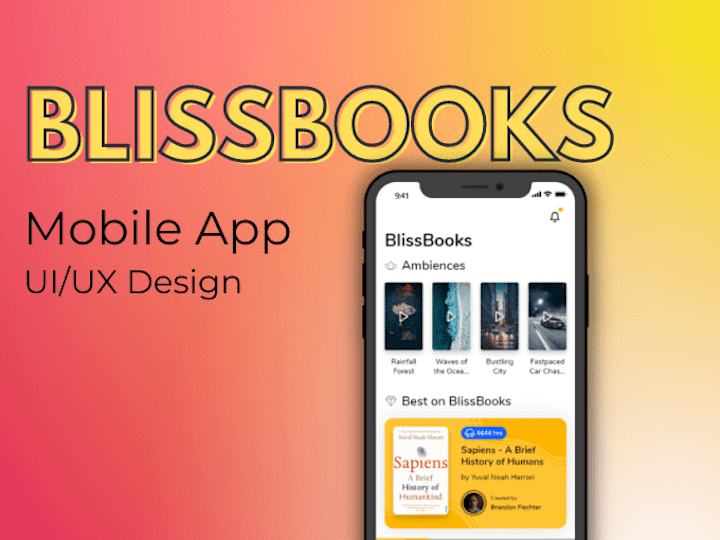 Cover image for BlissBooks Mobile App