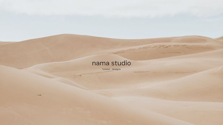 Cover image for nama studio on Behance