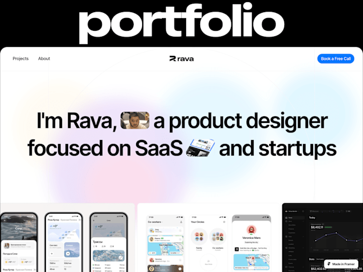 Cover image for Rava - Designer Portfolio Template