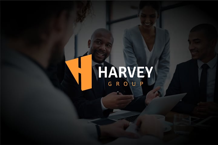 Cover image for B2B Brand identity design for Harvey Group :: Behance