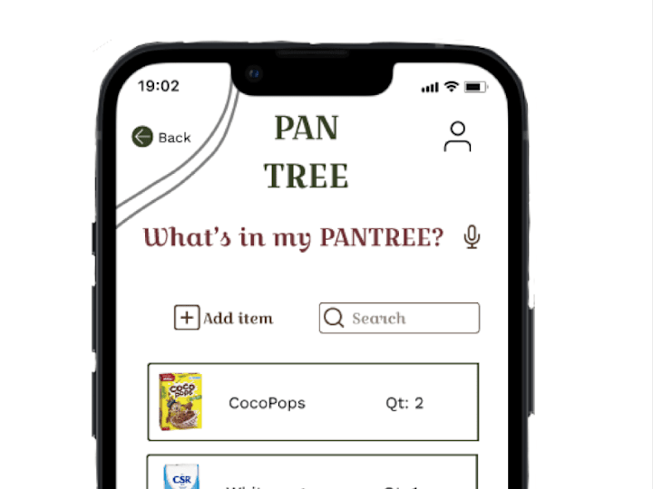 Cover image for Pantree application (UX Design)