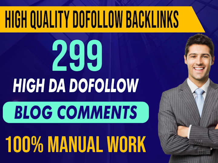 Cover image for High Da Dofollow Blog Comments Seo Backlinks